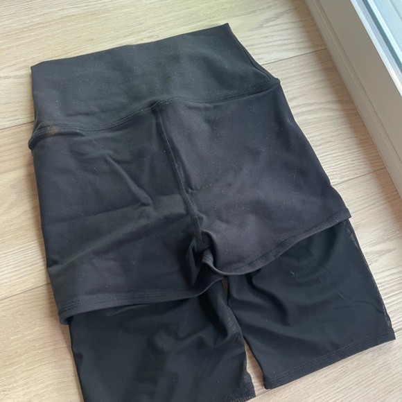 High Waist Lavish Biker Short - Black - Picture 3 of 7